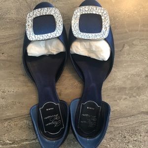 Authentic Roger Viver chips D’Orsay Ballet Flats